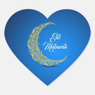 Eid Mubarak / Ramadan Heart Sticker