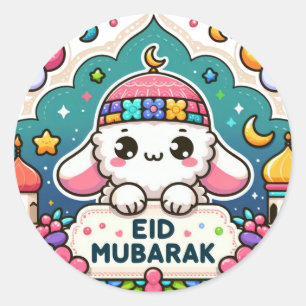 Eid Mubarak Sheep Classic Round Sticker