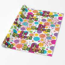 Eid Mubarak Splash Gift Wrap
