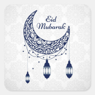 Eid Mubarak Square Sticker