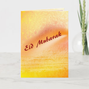 Eid Mubarak - Sunset Eid Holiday Card