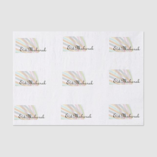 Eid Mubarak Tissue Paper (Front)