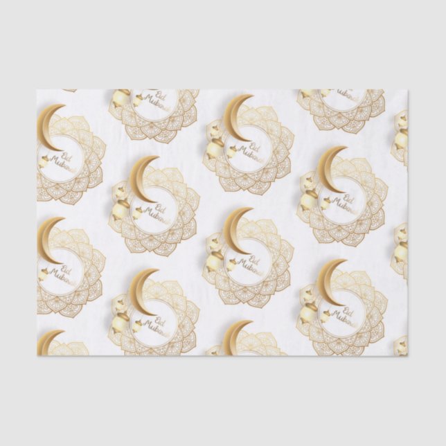 Eid mubarak  tissue paper (Front)