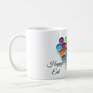Eid Mubarak with Colourful candles  Mug