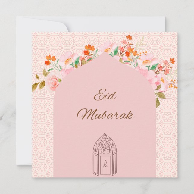 Eid mubark holiday card (Front)