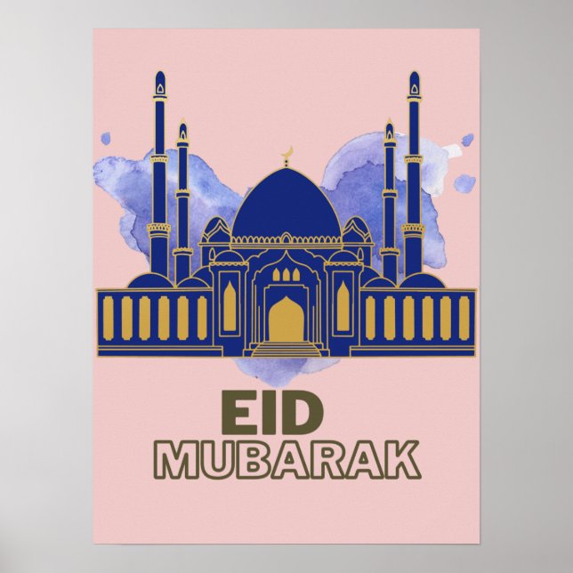 Eid poster| Eid Mubarak poster (Front)
