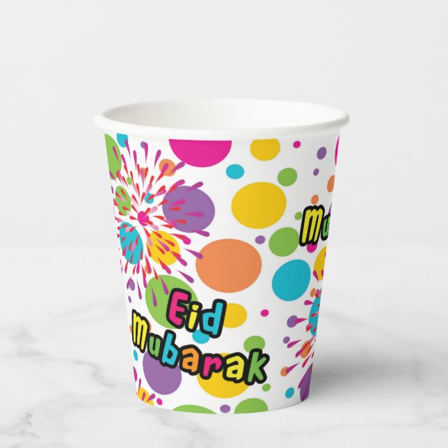 Eid Splash Paper Cup (Front)