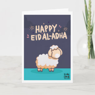 Eid ul Adha Mubarak - Cute Sheep Card