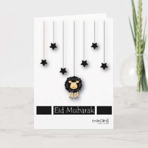 Eid ul Adha Mubarak - Cute Sheep Card