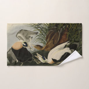 Eider Duck, Common Eider, Audubon Birds of America Bath Towel Set