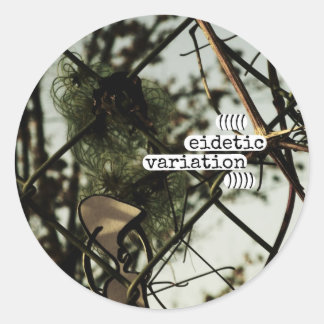 eidetic variation classic round sticker
