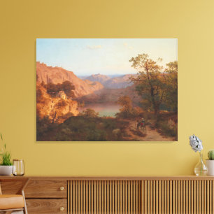 Eifel Landscape (1843) – Heinrich Funk Canvas Print
