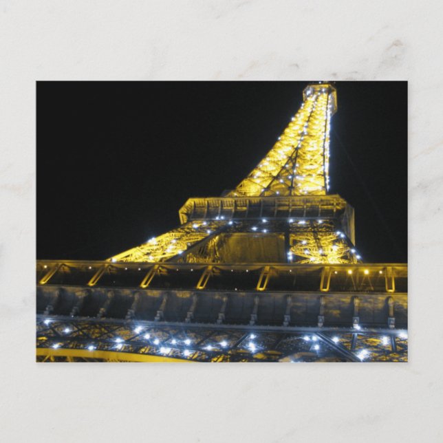 Eifel Tower at Night Postcard (Front)