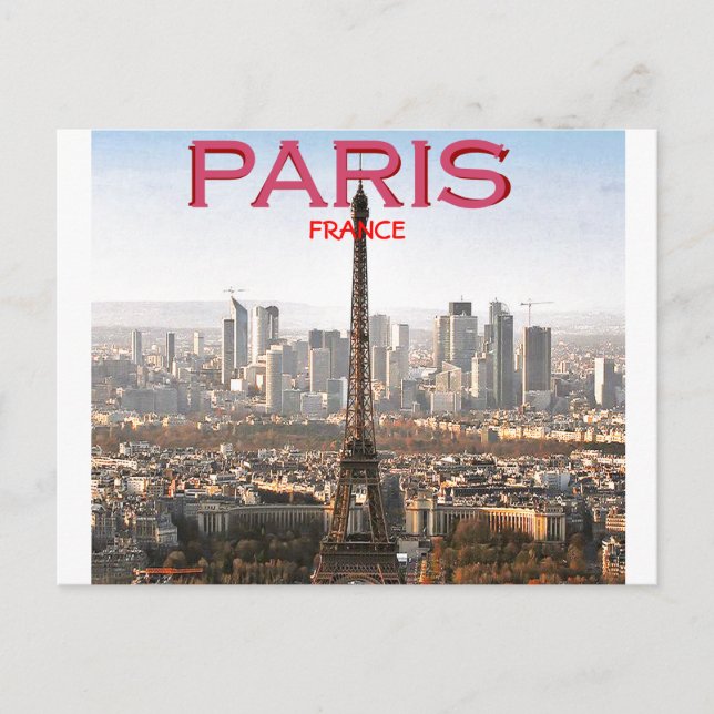 EIFEL TOWER PARIS, FRANCE (TOSIN GBADAMOSI) POSTCARD (Front)