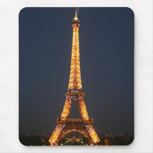 Eiffel at night mouse mat (Front)
