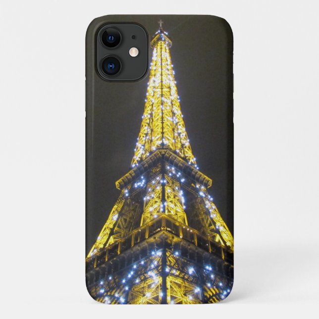 eiffel bright night Case-Mate iPhone case (Back)