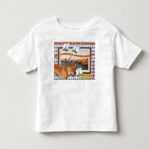 Eiffel built the metal footbridge. toddler T-Shirt