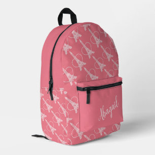 Eiffel Elegance Backpack — Customisable Style