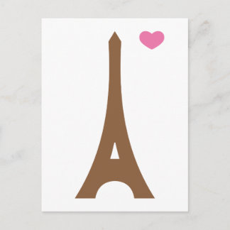 Eiffel in love... postcard