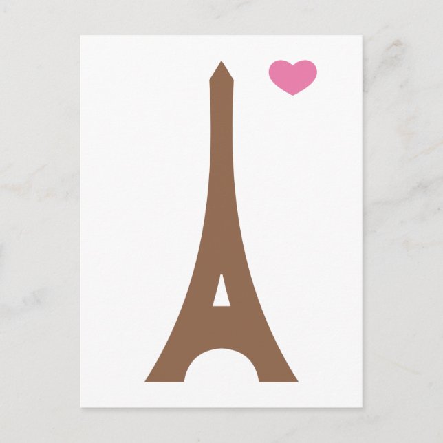 Eiffel in love... postcard (Front)