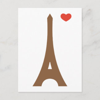 Eiffel in love... postcard