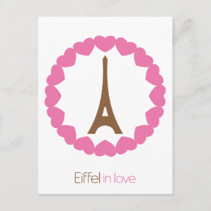 Eiffel in love... postcard