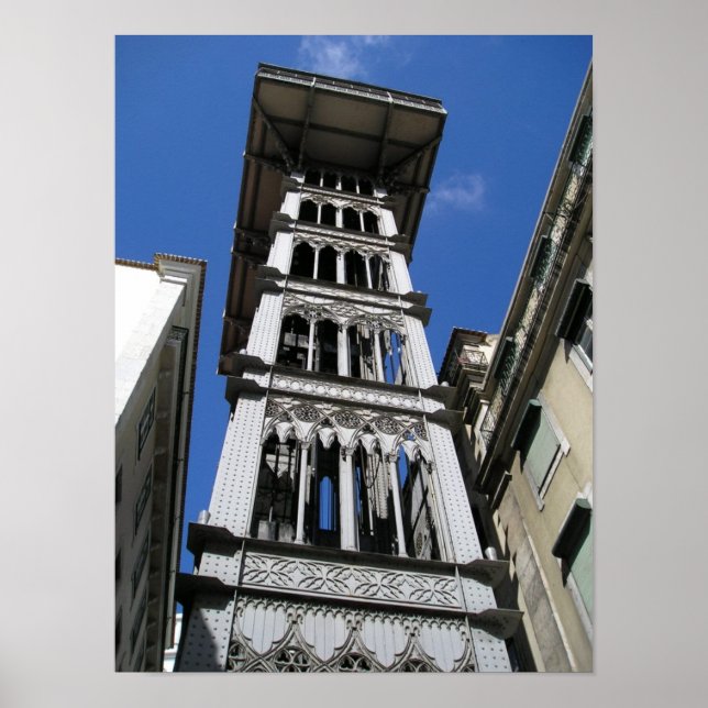 Eiffel - Santa Justa Elevator/Elvador Poster (Front)