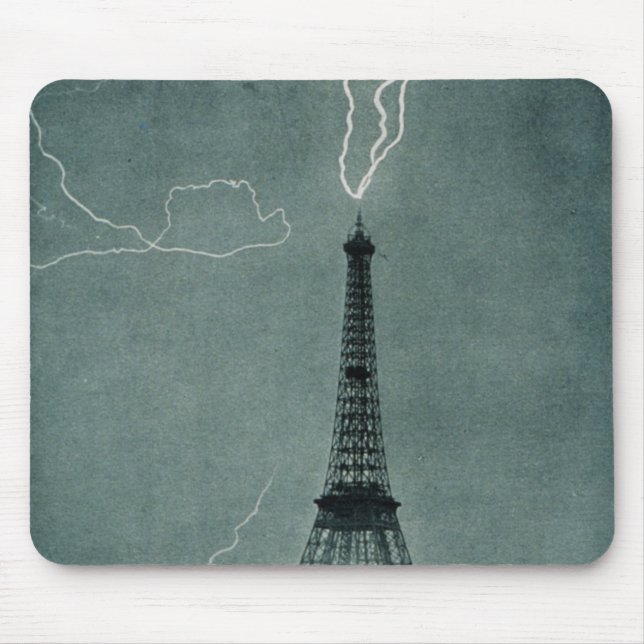 Eiffel Towe Struck Mouse Mat (Front)