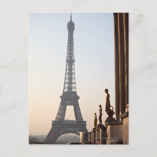eiffel tower 3 postcard (Front)
