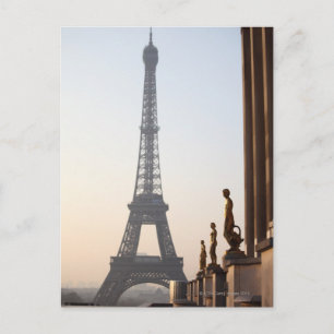 eiffel tower 3 postcard