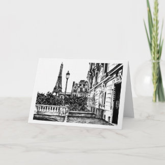 Eiffel Tower 5x7 Note Card
