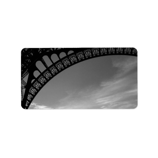 Eiffel Tower Address Labels (Front)
