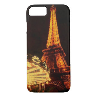 Eiffel Tower after dark iPhone 8/7 Case