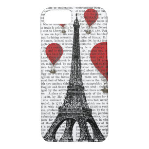 Eiffel Tower and Red Hot Air Balloons iPhone 8/7 Case
