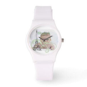 Eiffel Tower and Scrolls Watch