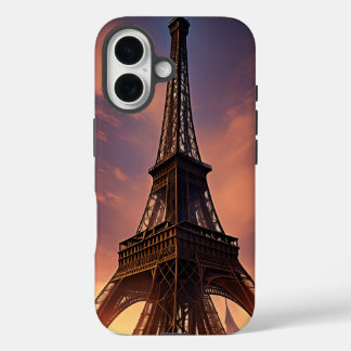 Eiffel Tower at night iPhone 16 Case