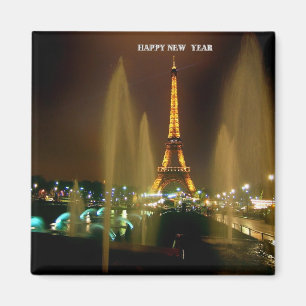 EIFFEL TOWER AT NIGHT MAGNET