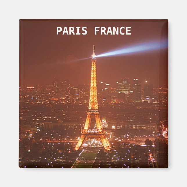 EIFFEL TOWER, AT NIGHT MAGNET (Front)