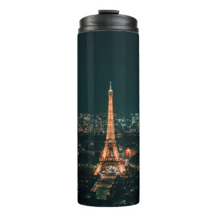 EIFFEL TOWER AT NIGHT THERMAL TUMBLER