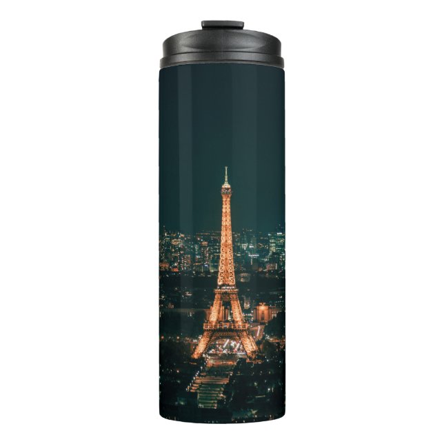 EIFFEL TOWER AT NIGHT THERMAL TUMBLER (Front)