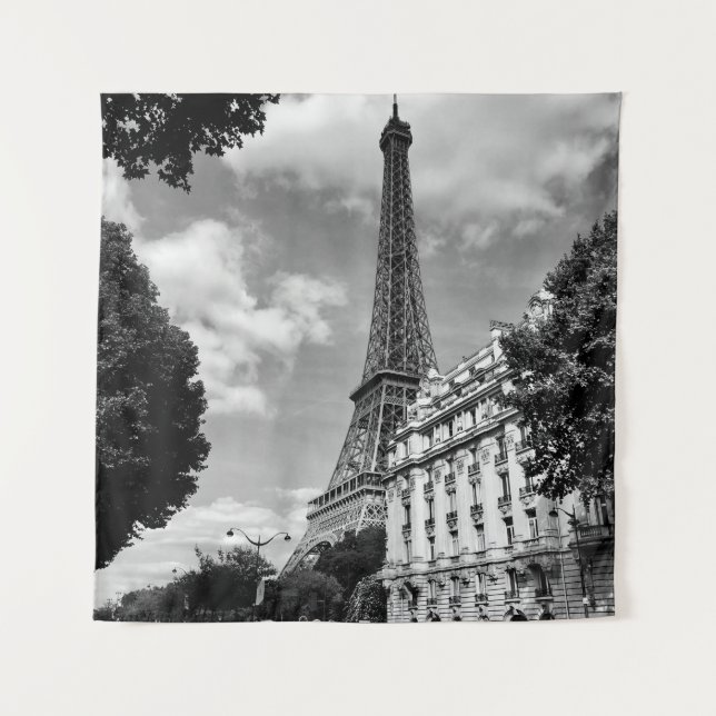 EIFFEL TOWER AT PARIS, FRANCE TAPESTRY (Front)
