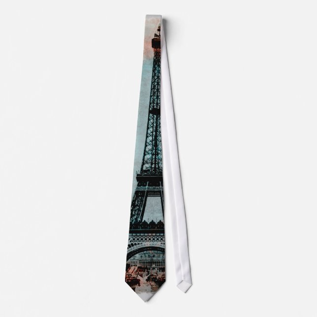 Eiffel Tower at Sunrise Tie (Front)