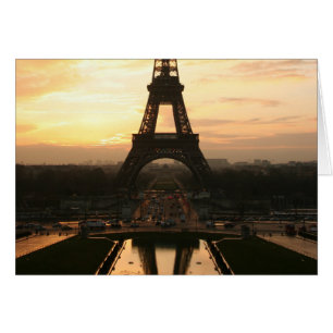 Eiffel Tower at sunset