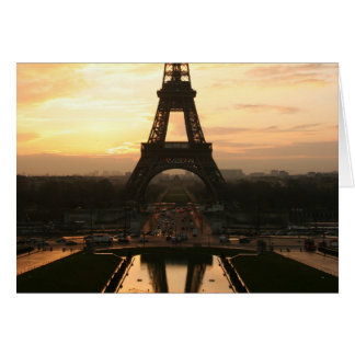 Eiffel Tower at sunset