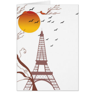 Eiffel tower, autumn