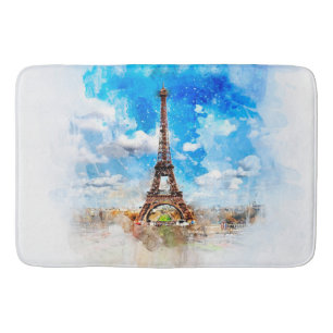 Eiffel Tower Bath Mat