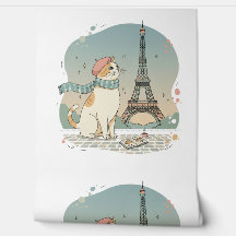 Eiffel Tower Beret Kitty Pattern - Modern Travel 