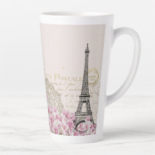Eiffel Tower Best Wedding Destination Paris Europe Latte Mug