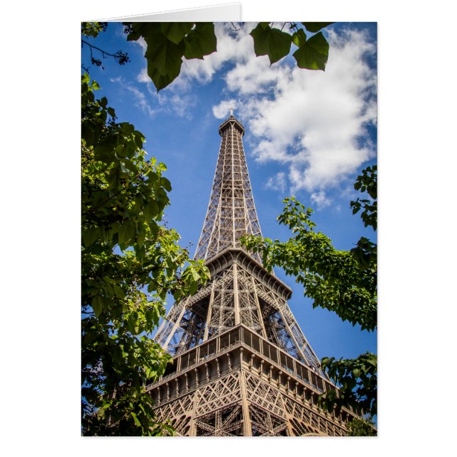 Eiffel Tower Between The Trees (Front)