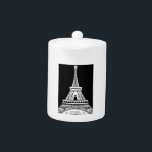 Eiffel Tower Black White Image<br><div class="desc">Paris Eiffel Tower Black and White Artwork Image</div>